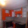 Кухня оранжевая с чёрным1717